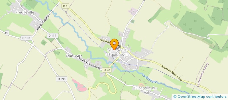 localisation de l'entreprise SCEA DU BOURG  SAINT-VAAST-D'EQUIQUEVILLE