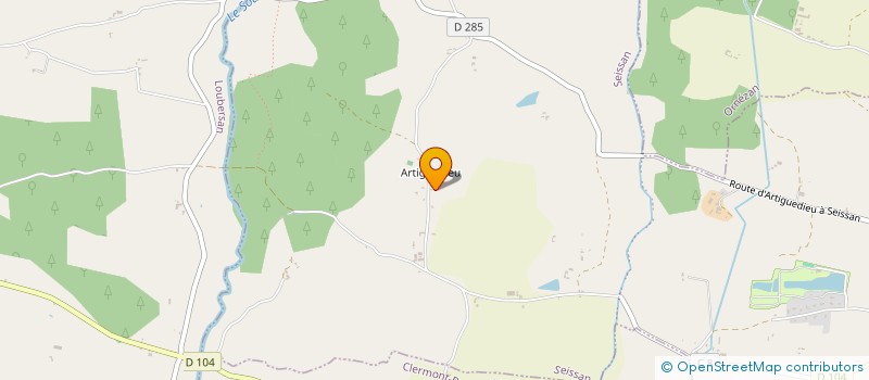 localisation de l'entreprise SCEA DU BOUSQUET  ORNEZAN