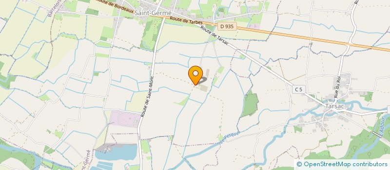 localisation de l'entreprise SCEA DU BOUSQUET  SAINT-MONT