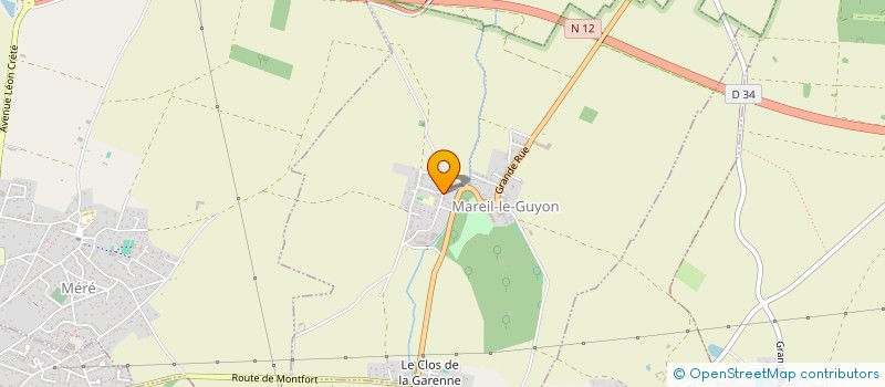 localisation de l'entreprise SCEA DU BOUT DE L'EAU  MAREIL-LE-GUYON