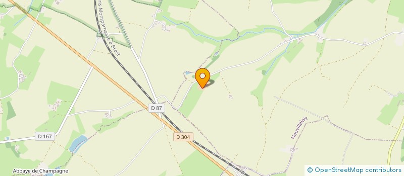 localisation de l'entreprise SCEA DU BRAY à NEUVILLALAIS