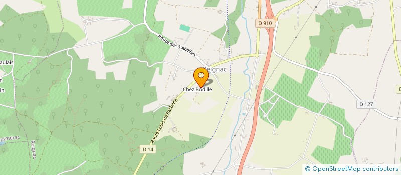 localisation de l'entreprise SCEA DU BREUILLAC à REIGNAC
