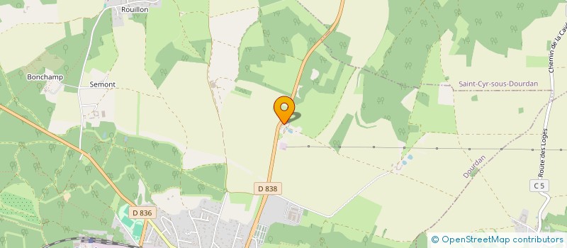 localisation de l'entreprise SCEA DU BRIN D'HERBE  DOURDAN