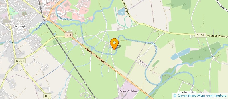 localisation de l'entreprise SCEA DU BRUCHET  MONTBRISON