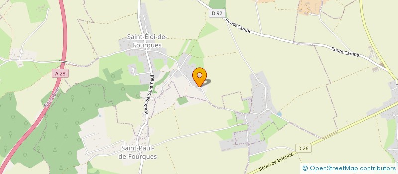 localisation de l'entreprise SCEA DU BUHOREL  SAINT-ELOI-DE-FOURQUES