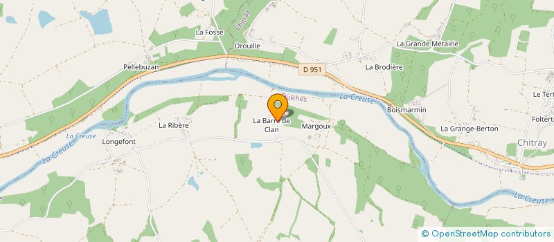 localisation de l'entreprise SCEA DU BUISSON DE RIVARENNES à RIVARENNES