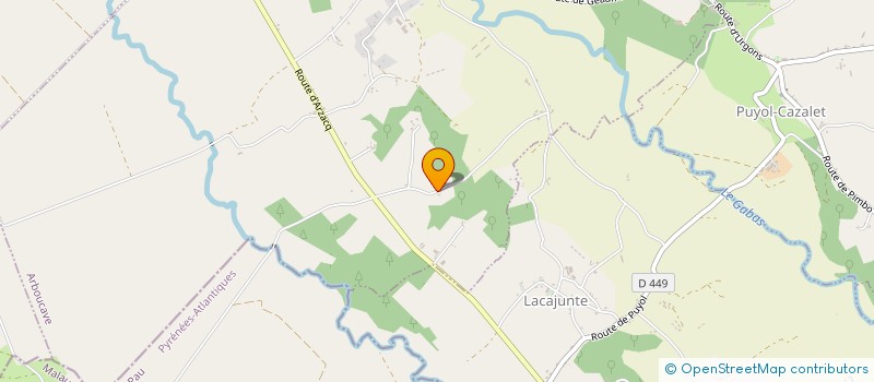 localisation de l'entreprise SCEA DU CAZAOU  ARBOUCAVE