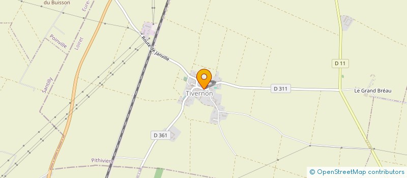 localisation de l'entreprise SCEA DU CERISIER à TIVERNON