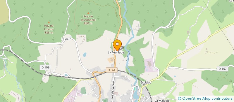 localisation de l'entreprise SCEA DU CHADENIER  MEYMAC