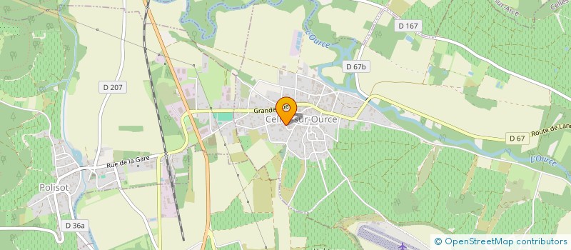 localisation de l'entreprise SCEA DU CHAMP CLOS à CELLES-SUR-OURCE