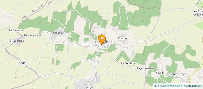 localisation de l'entreprise SCEA DU CHAMP DES GENETS à LA CHEVRERIE