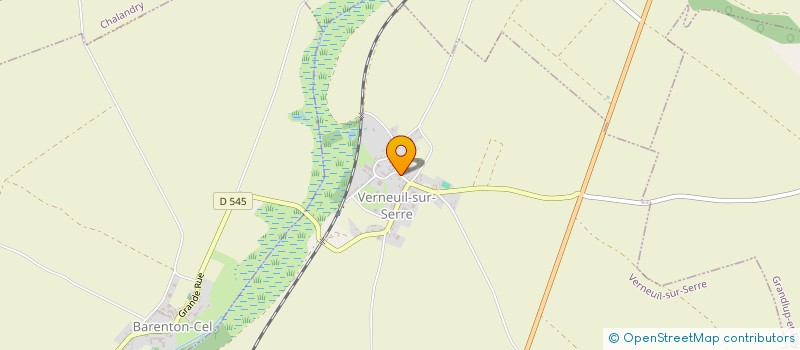 localisation de l'entreprise SCEA DU CHAMP FAGOT  VERNEUIL-SUR-SERRE