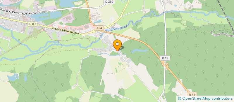 localisation de l'entreprise SCEA DU CHARMILLE à DAMPIERRE-LES-CONFLANS