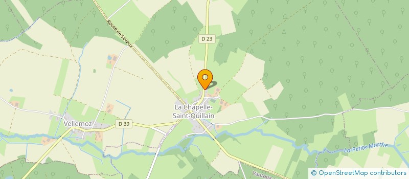 localisation de l'entreprise SCEA DU CHATEAU D'EAU à LA CHAPELLE-SAINT-QUILLAIN