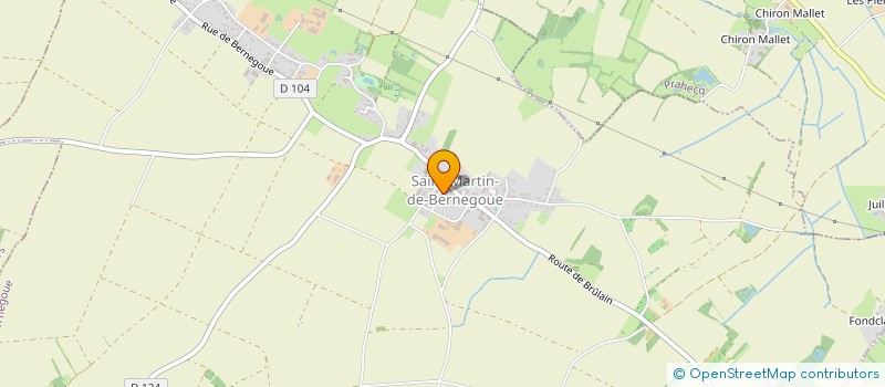 localisation de l'entreprise SCEA DU CHATEAU D'EAU  SAINT-MARTIN-DE-BERNEGOUE