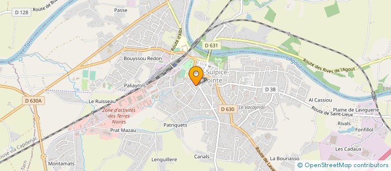 localisation de l'entreprise SCEA DU CHATEAU D'ESCABES  SAINT-SULPICE-LA-POINTE