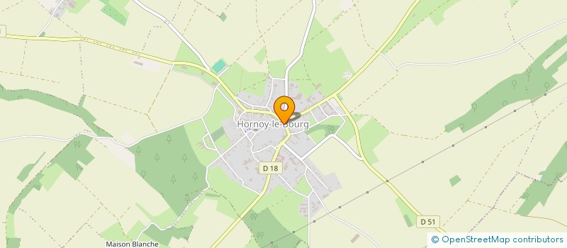 localisation de l'entreprise SCEA DU CHATEAU D'HORNOY à HORNOY-LE-BOURG