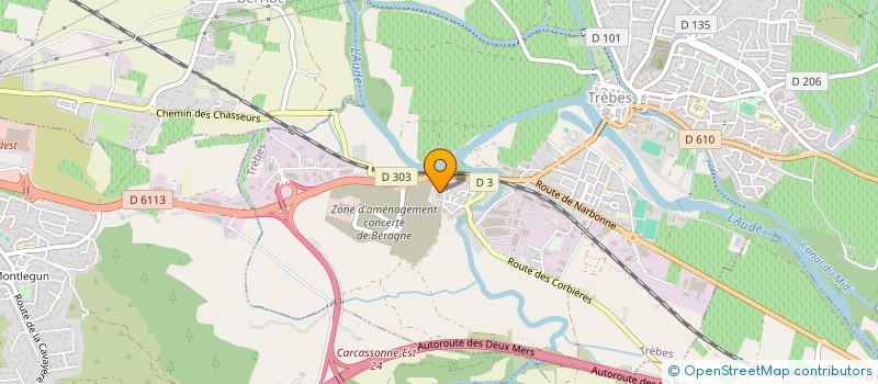 localisation de l'entreprise SCEA DU CHATEAU DE BONHOMME  AIGUES-VIVES