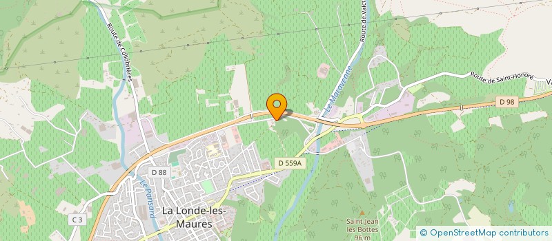 localisation de l'entreprise SCEA DU CHATEAU DE LA CHEYLANE à LA LONDE LES MAURES