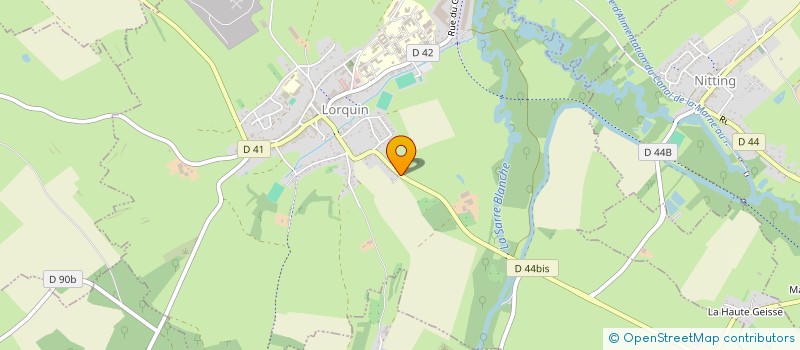 localisation de l'entreprise SCEA DU CHATEAU DE ZUFALL  LORQUIN