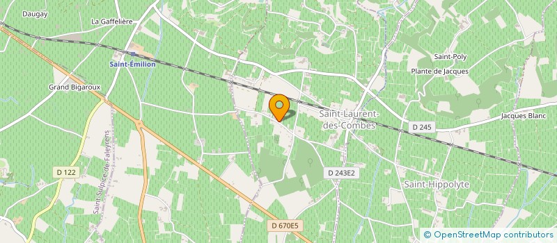 localisation de l'entreprise SCEA DU CHATEAU FLEUR BADON à SAINT-LAURENT-DES-COMBES