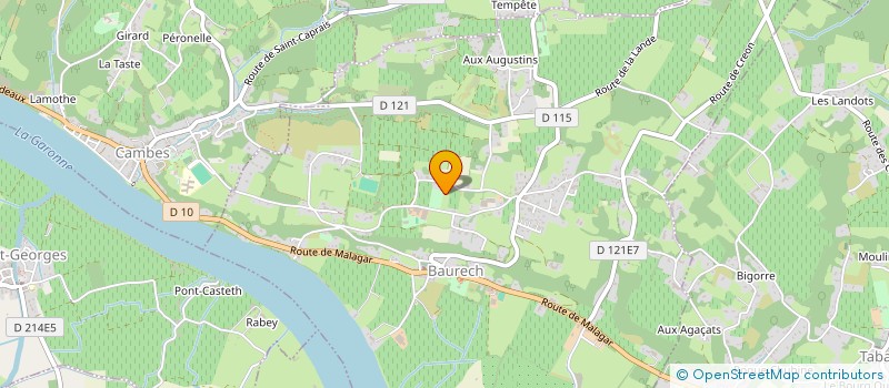 localisation de l'entreprise SCEA DU CHATEAU LA ROCHE  BAURECH