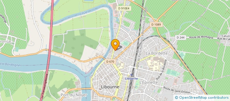 localisation de l'entreprise SCEA DU CHATEAU POMEAUX  POMEROL