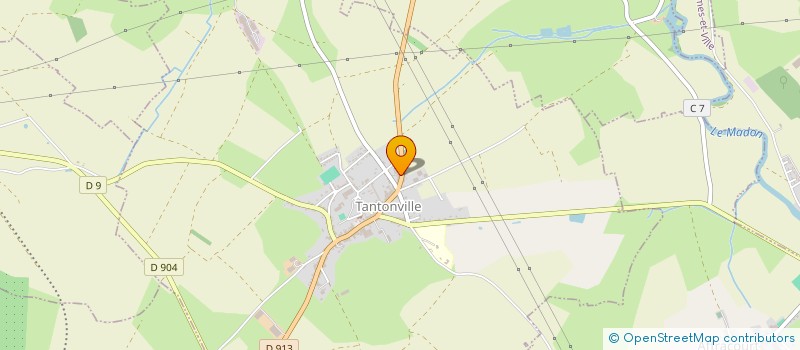 localisation de l'entreprise SCEA DU CHEMIN DU MOULIN  TANTONVILLE