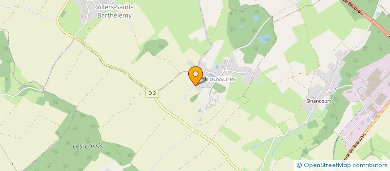 localisation de l'entreprise SCEA DU CHEMIN NEUF  AUNEUIL