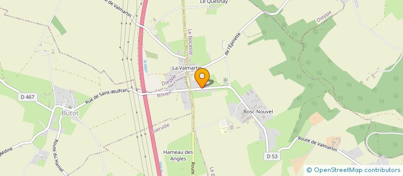 localisation de l'entreprise SCEA DU CHENE DE LA SOURIS PENDUE  LE BOCASSE