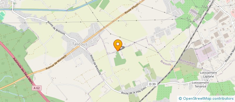 localisation de l'entreprise SCEA DU CHEVREFEUILLE  BRESSOLS