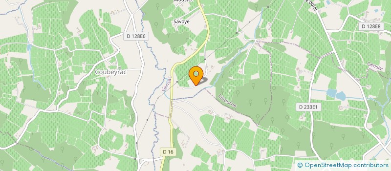 localisation de l'entreprise SCEA DU CHIBROLE  JUILLAC