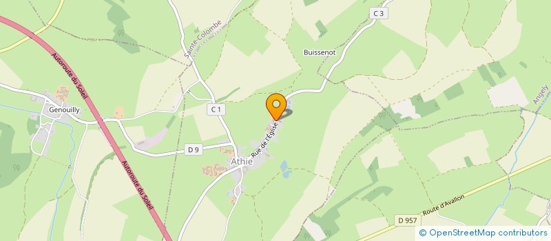 localisation de l'entreprise SCEA DU CHOICHY  ATHIE