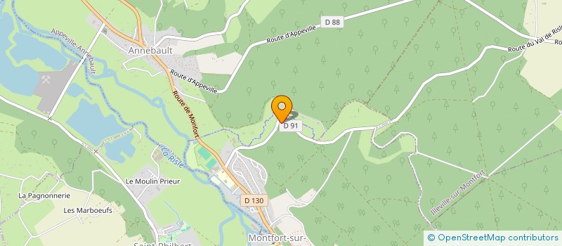 localisation de l'entreprise SCEA DU CLAIREAU à APPEVILLE-ANNEBAULT