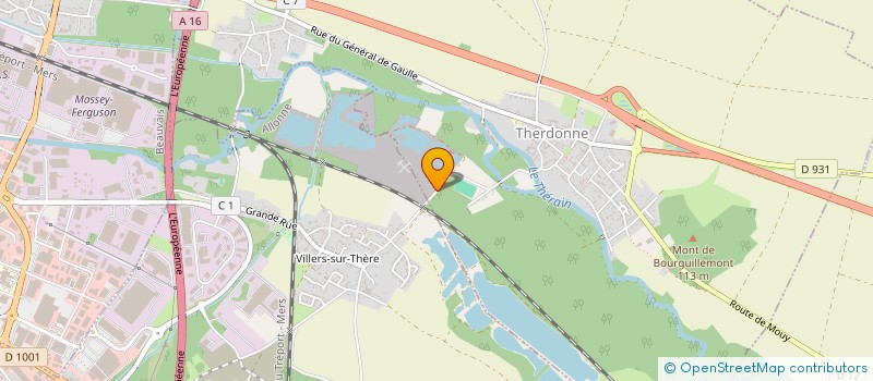 localisation de l'entreprise SCEA DU CLOS DE BOURGOGNE  THERDONNE