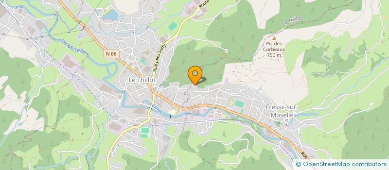 localisation de l'entreprise SCEA DU CLOS DE CHAUME à FRESSE-SUR-MOSELLE