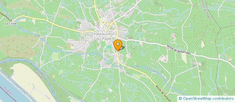 localisation de l'entreprise SCEA DU CLOS DES PAPES PAUL AVRIL  CHATEAUNEUF-DU-PAPE
