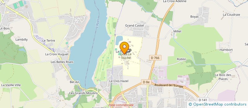 localisation de l'entreprise SCEA DU CLOS HAZEL  PLOERMEL