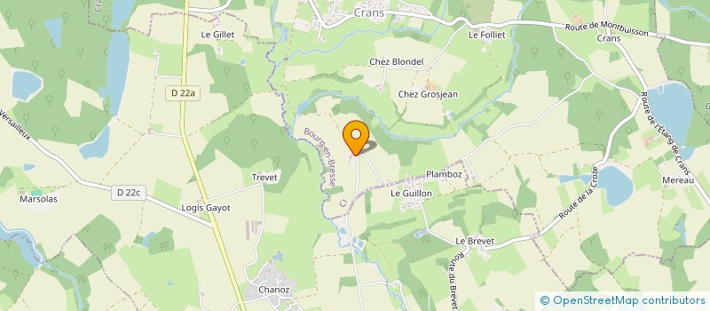 localisation de l'entreprise SCEA DU COLLET  RIGNIEUX-LE-FRANC