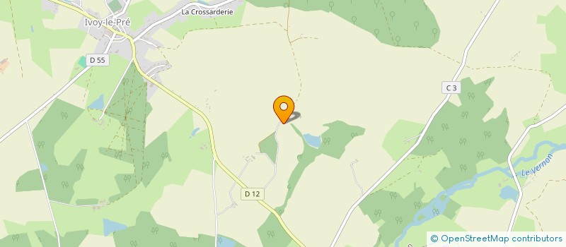 localisation de l'entreprise SCEA DU COLOMBIER à IVOY-LE-PRE