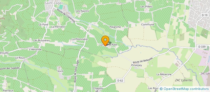 localisation de l'entreprise SCEA DU COLOMBIER  SAINT-LAGER