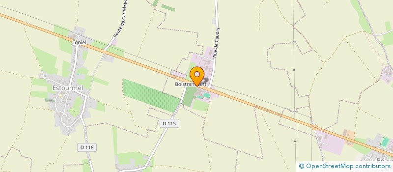 localisation de l'entreprise SCEA DU COLOMBIER  CARNIERES