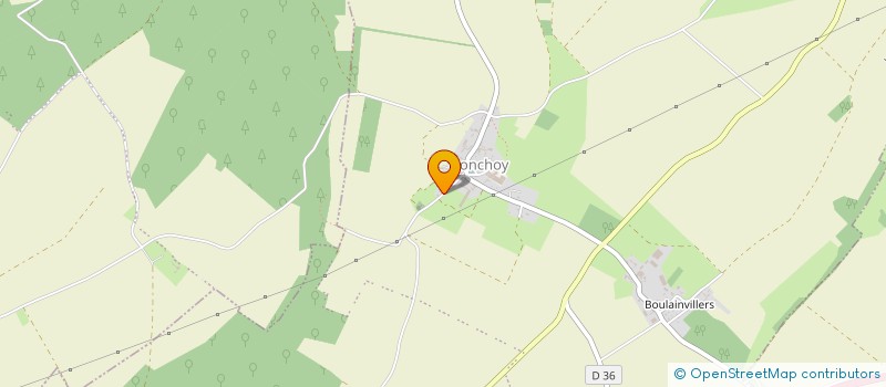 localisation de l'entreprise SCEA DU COUREAUX à HORNOY-LE-BOURG