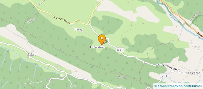 localisation de l'entreprise SCEA DU COURTALET à PAILHES
