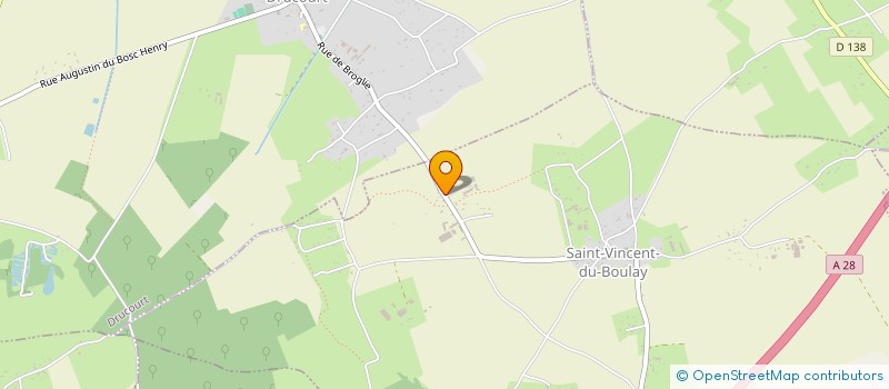 localisation de l'entreprise SCEA DU CRESSON  SAINT-VINCENT-DU-BOULAY