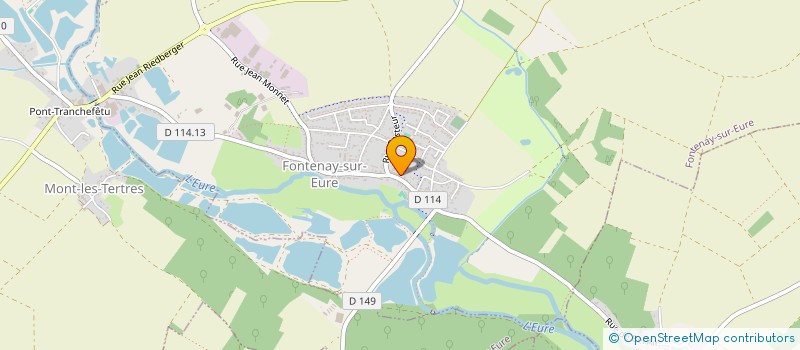 localisation de l'entreprise SCEA DU CROC D'ENFER à FONTENAY-SUR-EURE
