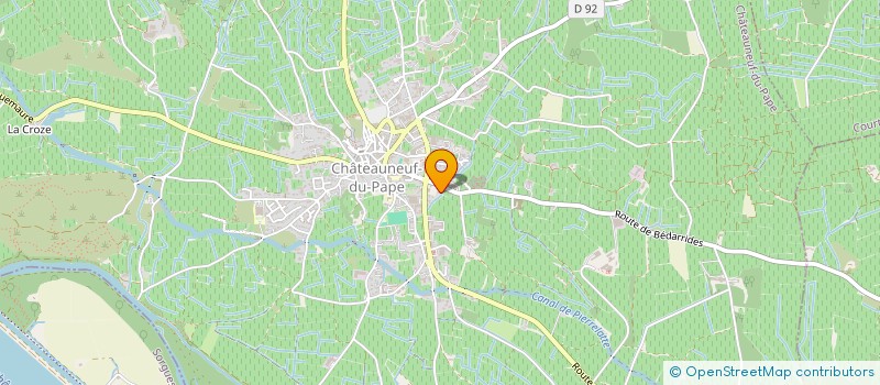 localisation de l'entreprise SCEA DU DOMAINE CLEF DE SAINT THOMAS  CHATEAUNEUF-DU-PAPE