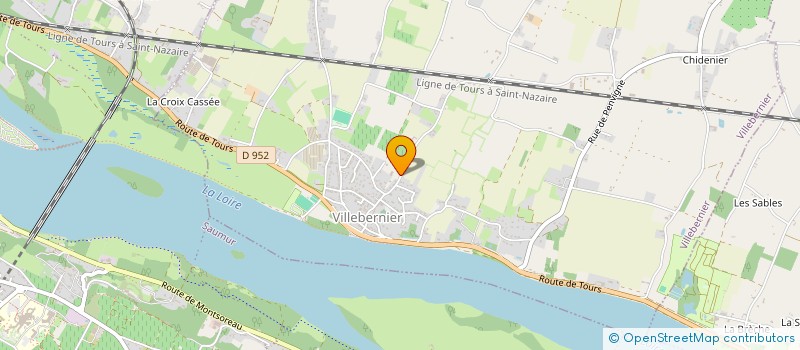 localisation de l'entreprise SCEA DU DOMAINE DE BEAUVOYER  VILLEBERNIER