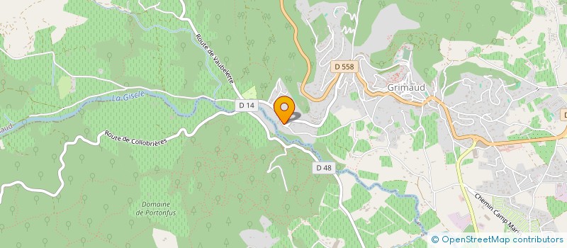 localisation de l'entreprise SCEA DU DOMAINE DE CASTELLANE à GRIMAUD