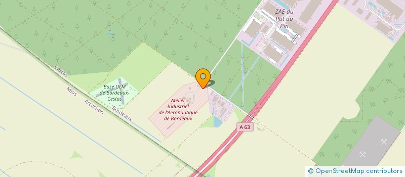 localisation de l'entreprise SCEA DU DOMAINE DE LA POSTE  CESTAS